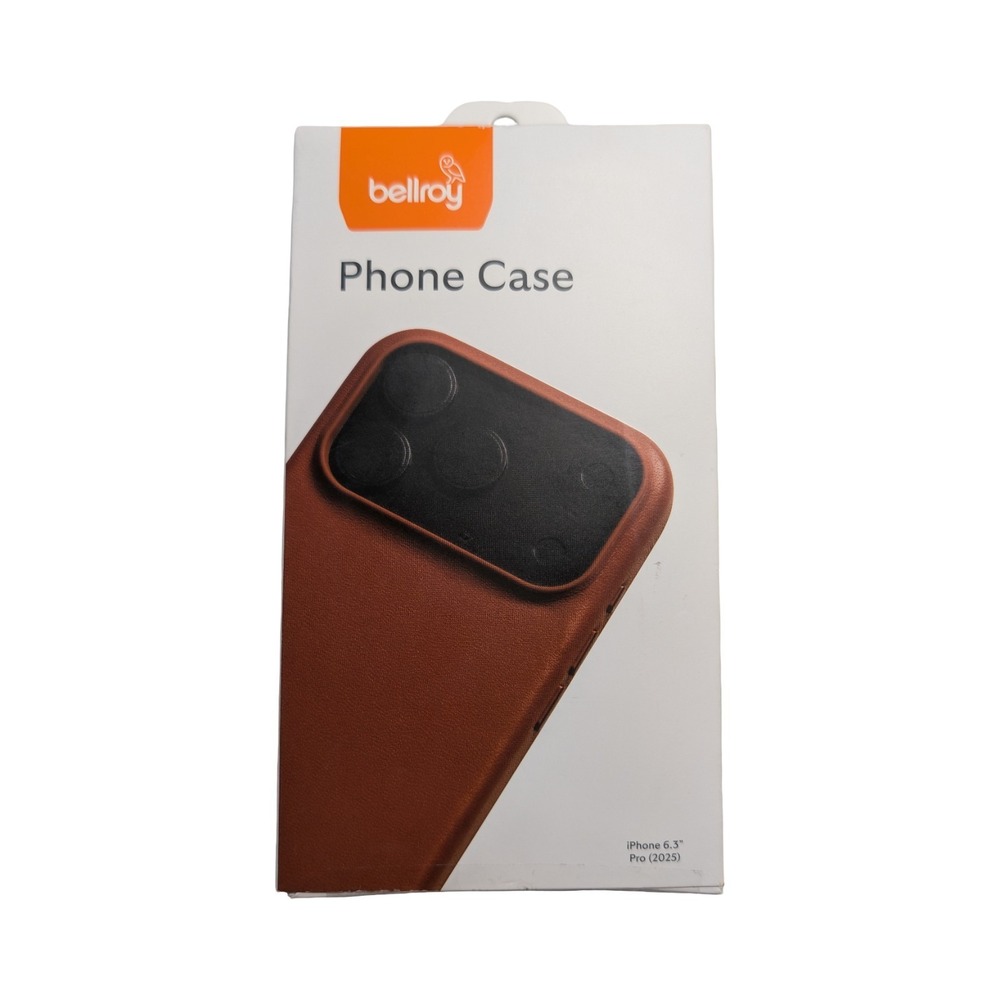 R7-O Bellroy 3-card Leather Case For Apple iPhone 17 Pro - Terracotta